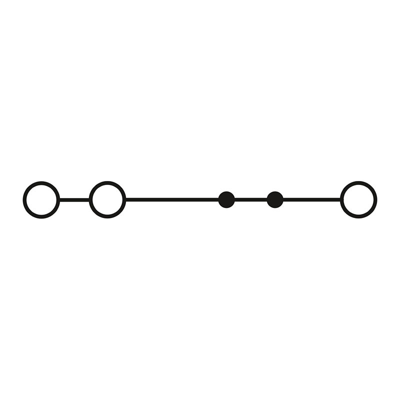 PTS 1,5/S-TWIN BU - 直通式接线端子