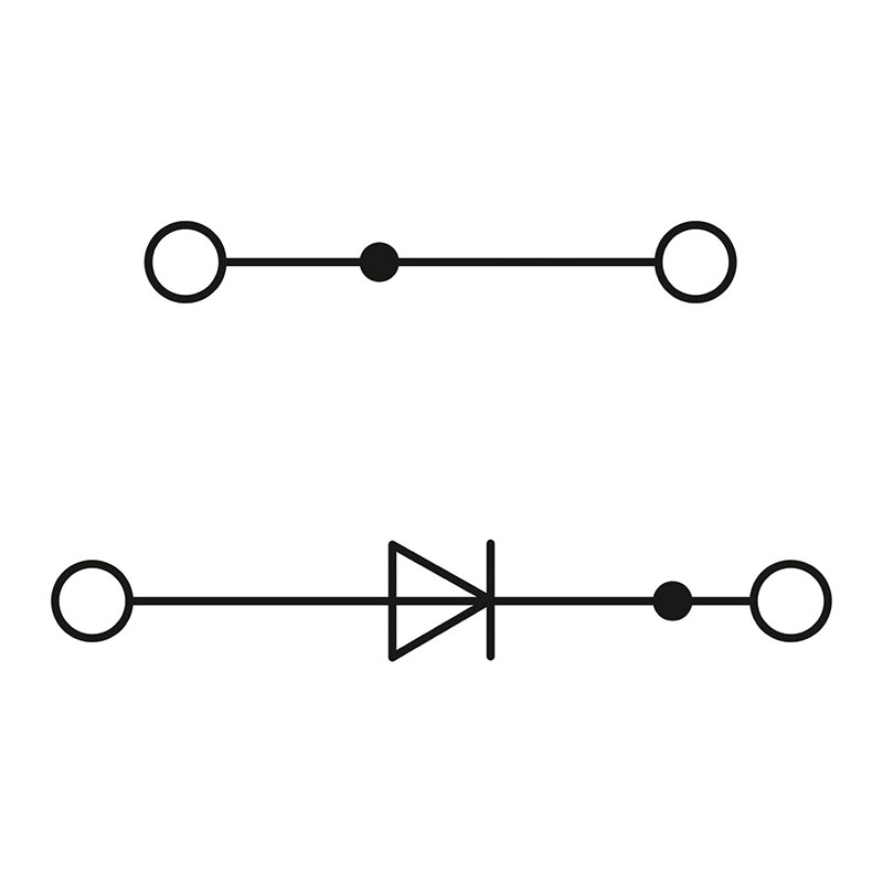 PTTB 2,5-DIO/UL-UR - 元件端子