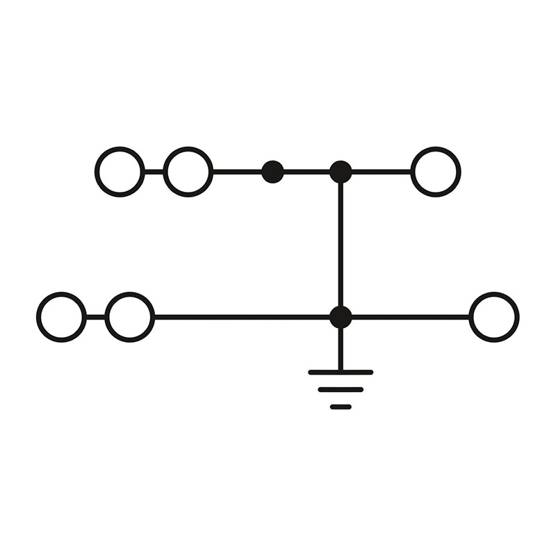 PTTBS 2,5-TWIN-PE - 双层接线端子