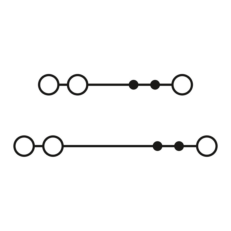 PTTBS 2,5-TWIN BU - 双层接线端子